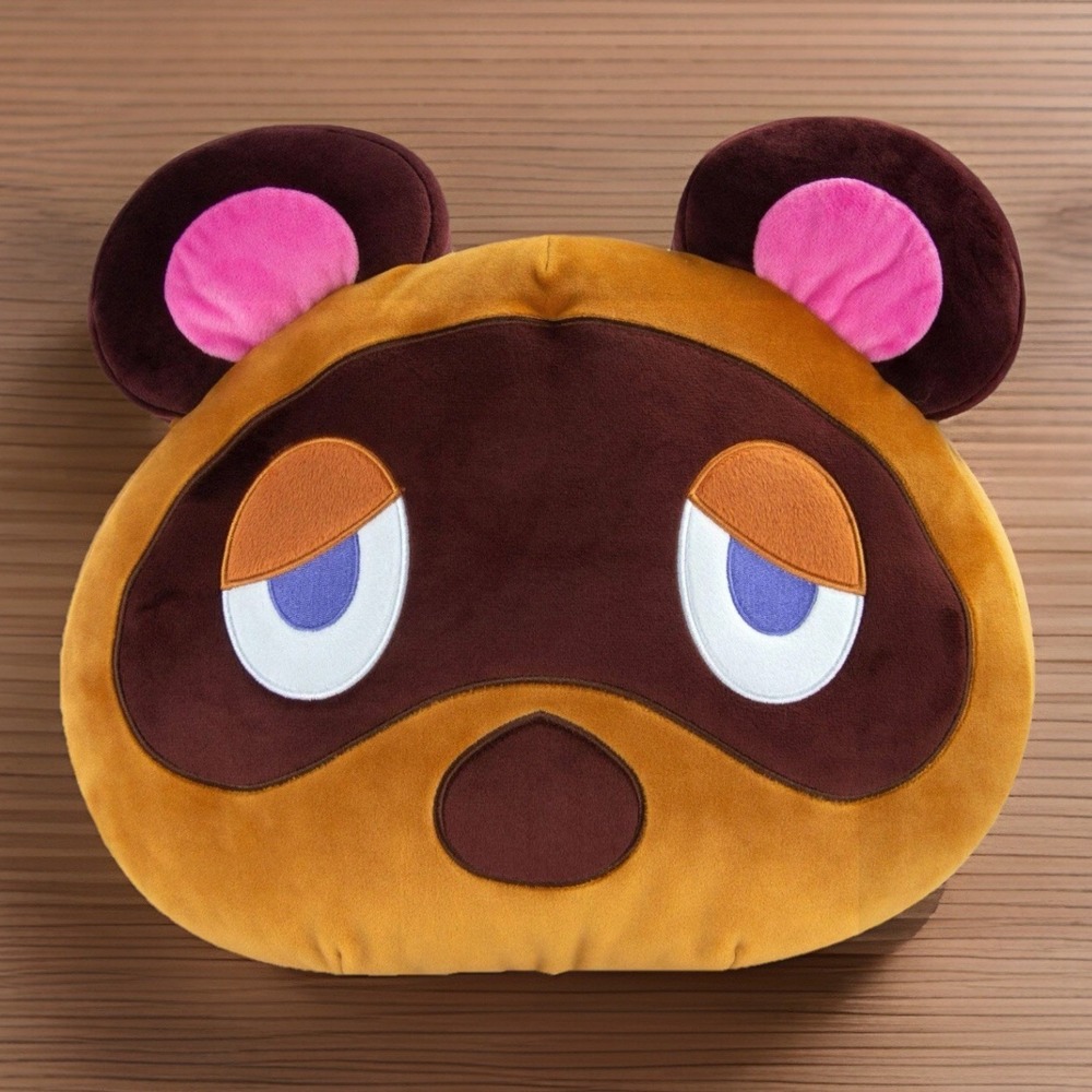 Club Mocchi Nintendo Animal Crossing‎ TOM NOOK 15" Plush Pillow